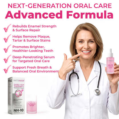 Natravor® Thismile NH-10 Tandpasta Serum voor Sterk Tandglazuur & Gezond Tandvlees – Geavanceerde Therapie